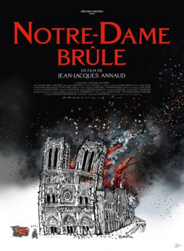 Affiche Notre-Dame Brûle